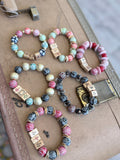 Lucky Garden Chinoiserie Bracelet Mahjong