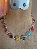 Candy Hearts Crystal Necklace