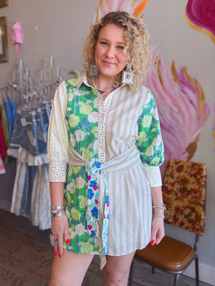 The Garden Stroll Shirt Dress