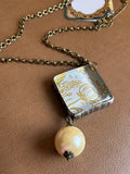 Art by Amy “Everyday Bloom” Pearl & Shadowbox Necklace