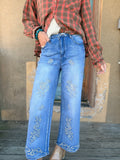 Lace & Roses Wide Leg Jeans