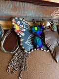 Art by Amy “Wings Over Time” Belt Choker