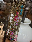 Gold Rebel Heart Chain