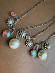 Pearl Dallas Alice Charm Necklace