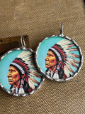 Turquoise Trail Chief Pendant