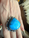 Juicy Turquoise Raindrop Ring