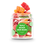 Triple-Decker Candy Sour Gummy Bears