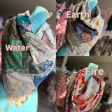 Jaded Gypsy Kantha Patchwork Large Square Scarf