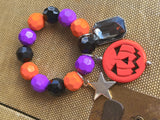 Pumpkin Jack Charm Bracelet
