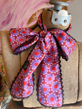 Electric Plum Silk Twilly