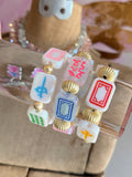 Get your Mahj On Stretch Bracelet