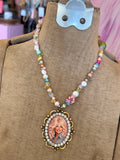 Darling Muse Portrait Necklace - Artsy Beads