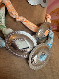 Silver Concho Twilly Necklace by Jennifer Thames Originals