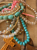 Desert Bloom Charm Stack Bracelet Set