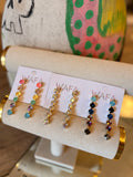 WAFA Small Crystal Cascade Drop Earrings