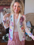 Moonlight Garden Lace Blazer