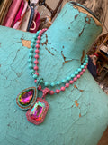 Sleeping Beauty Necklace - Pink or Blue?