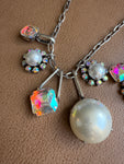 Pearl Dallas Alice Charm Necklace