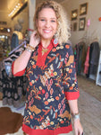 Imperial Garden Shift Dress