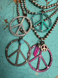 ✨ Peace, Love & Boho Necklace