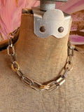 Two-Tone Everyday Link Necklace