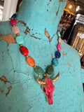“Raspberry Rodeo Necklace” by Jennifer Thames Originals