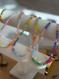 Dyed Jade Bead Necklace by Jennifer Thames Originals