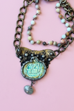 Moonlit Pumpkin Necklace — by Art by Amy