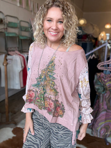 ARB Blush Pink Rosie Christmas Shirt