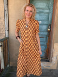 Espresso Harvest Midi Dress