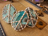 Teal Harmony Peace Ring