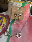 AB Snafflebit Necklace & Earrings Set