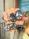 Jaded Gypsy Agate Peace Ring