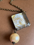 Art by Amy “Everyday Bloom” Pearl & Shadowbox Necklace