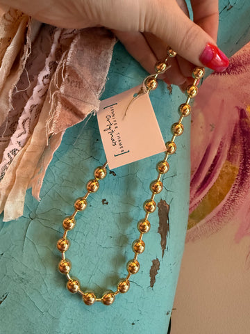 Jennifer Thames Gold Ball Chain