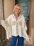 Desert Lace Wanderer Shacket