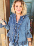 ARB Denim Ruffle Shirt
