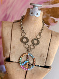 Peace in Technicolor Necklace by Gypsy South