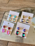 WAFA Color Crush Crystal Earrings