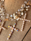 Fivefold Grace Cross Necklace