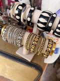 Chic Bubble Bangle Set (Gold or Silver)