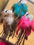 Wild Plume Fringe Earrings by Jaded Gypsy