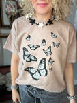 Butterfly Dreamer Graphic Tee Mocha