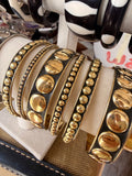 Chic Bubble Bangle Set (Gold or Silver)