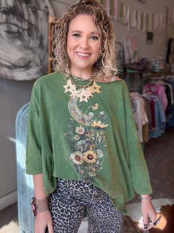 Jaded Gypsy Moon Glow Tee