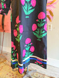 Black Dahlia Blockprint Maxi