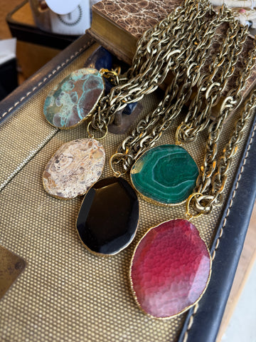 Treasure Trove Gem Chain Necklace