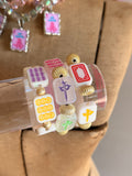 Get your Mahj On Stretch Bracelet