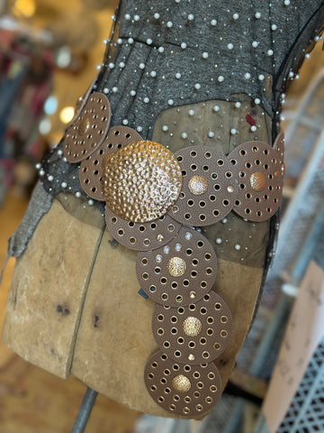 Rosewood Concho Belt
