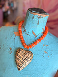 Sweetheart Summer Necklace – Orange